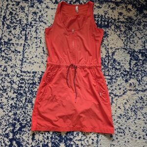 Athleta Orange Expedition Dress